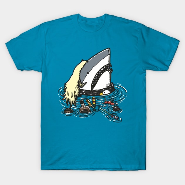 Mullet Shark II T-Shirt by nickv47